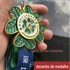 Personalizado liga de zinco maratona correndo cola medalha de metal evento esportivo competição comemorativa medalha personalização