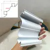 Luz Linear Integrada de Montagem Superficial para Pálpebra Dupla Sulco de Alumínio Luz de Linha de Canto de Teto para Sala de Estar Sulco de Luz de Liga de Alumínio Sem Teto