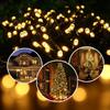 Luces Solares de Cadena con 30 Bombillas LED de Luz Cálida con Forma de Animal para Jardín, Calle, Decoración de Bodas, Carcasa Impermeable, Horas