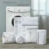 Saco de Lavanderia Impresso Espessado, Saco de Rede para Máquina de Lavar, Saco de Lavanderia Protetor Especial para Roupas Íntimas, Sutiãs e Roupas, Saco de Lavanderia de Hotel de Luxo