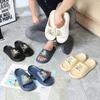 Fabricante Directo Zapatillas de Baño Antideslizantes de Invierno para Ducha Pareja Hogar Suela Gruesa Transpirables Dibujos Animados con Sensación de Caminar sobre las Nubes