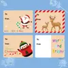 Pegatinas Navideñas Populares Transfronterizas, Pegatinas de Etiquetas de Regalo Autoadhesivas, Lindos Papá Noel, Renos, Muñeco de Nieve, Set de Decoración para Diario
