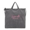 2026 Nuevo Bolso de Hombro de Pana de Gran Capacidad Estilo Coreano para Mujer, Bolso Tote de Lona de Moda, Bolso Cruzado Retro para Estudiante