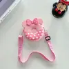 Bolsa de Moedas de Silicone Mickey Mouse Transversal de Ombro Único Atacado, Bolsa de Armazenamento Estudantil Moderna e Versátil, Mochila Mini Fofa
