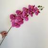 Simulação de 9 Fita 3D Phalaenopsis Casamento Casamento Auditório Teto Estrada Alta Mesa de Liderança Flor de Mesa Flor Decorativa Adereços de Fotografia