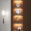 Nuevos adornos de estilo chino, mueble de vino, estantería antigua, modelo de sala de estar zen, oficina, entrada, decoración suave para el hogar.