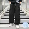 Z1194 Llegada Nueva Verano 2024 Ropa Infantil Yang Temprano Niños Medianos y Grandes Pierna Ancha Versátil Pantalones de Grulla Estilo Occidental Ligeros y Cómodos Tendencia