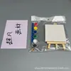 Conjunto de Cavalete com Moldura de Pintura a Óleo Mini em Branco 10*10 Painel de Tela Pequeno Tela de Algodão Poliéster Pintura Acrílica Direto da Fábrica