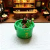 Cubo de hielo simulado, botella de cerveza, campo de fútbol, accesorios de resina para césped, decoraciones de juguetes de comida en miniatura de pegamento de crema para DIY
