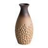 Shu men retro cerámica envejecida jarrón pequeño decoración flor seca sala de estar arreglo floral planta verde hidropónica escritorio Zen chino