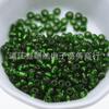 Miçangas prateadas de 4mm cheias de vidro, miçangas soltas, miçangas para ponto de cruz bordado à mão, materiais para acessórios de vestuário para pulseira tecida DIY