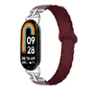 Adecuado para Xiaomi 8/9 Correa Magnética de Silicona con Tres Agujeros para Relojes Huawei 8/9 Pulsera Fina para Reloj pro Estudiante Hombres y Mujeres