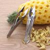 Cuchillo de piña para el hogar, pelador de acero inoxidable, pinza para piña, pelador de papas, pinza para piña, herramienta para excavar ojos de fresa
