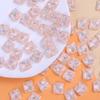 Xiaohongshu mesmo estilo AB flash bloco patch diy brincos artesanais acessórios para cabelo celular concha sapato flor acessórios material