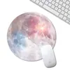 Mousepad Redondo de Borracha Pequeno e Conveniente para Escritório, Fresco, Personalizado para Laptop, Criativo, Estrelado