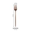 Vajilla de acero inoxidable portugués mate transfronterizo de Amazon, cuchillo, tenedor, cuchara, cuchara de postre, tenedor, 24 piezas