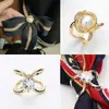 Hebilla para pañuelo de seda, anillo pequeño cuadrado para bufanda, broche de perla simple, sujetador versátil para chal, hebilla para esquina de ropa, accesorio creativo