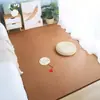 Esterilla de suelo tejida de ratán estilo japonés para dormir, usada como cama de suelo, adecuada para uso doméstico, tatami, esterilla refrescante de verano y alfombrilla para gatear junto a la cama