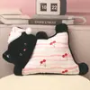 Almofada de Cabeceira Desenho Animado Travesseiro de Abraço para Dormir em Dormitório Pufe de Feijão para Sofá de Meninas Almofada Lombar para Carro Almofada para Cochilo no Escritório