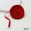 Cinta de Terciopelo Navideña Transfronteriza, Gruesa y Sin Pelusa, Cinta de Moño para Decoración de Árbol de Navidad DIY, Cinta para Envolver Regalos