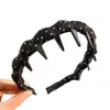 Diadema Irregular Plisada de Lunares para Mujer, Nuevo Pasador Antideslizante para el Cabello, Accesorio para la Cabeza, Salida Diaria, Temperamento Suave y Sencillo, Cabeza Versátil