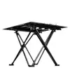 Mesa plegable para rollos de huevo al aire libre Mesa de camping Mesa de picnic Equipo portátil Suministros Mesa pequeña simple Mesa pequeña de oficina