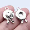 16x26mm 2g Plata Antigua Material para Joyería DIY Popular Transfronterizo Colgante de Sombrero de Lazo