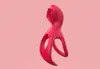 Anillo Vibrador Doble Anillo de Control Remoto, Doble Ala, Anillo de Resonancia, Doble Vibración Inalámbrica B para Adultos, Disponible para Dropshipping