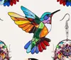 Pendientes Acrílicos de Pájaros de Colores Transfronterizos Europeos y Americanos 2026 Nuevos de Moda Más Vendidos Pendientes Retro de Gama Alta al por Mayor