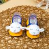 Calcetines de Dibujos Animados para Bebé de Otoño e Invierno, Calcetines Cálidos de Terciopelo Oril para Caminar, Calcetines Antideslizantes para el Suelo, Zapatos Gruesos para Caminar de Bebé
