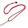 Fio de Corda de Abacaxi Ajustável Fio de Rosca Cordão de Colar Fio Vermelho Cordão de Ágata Cordão para Pendurar Cordão Liso Cordão de Pérola Branca Cordão de Pulseira Tecido à Mão