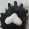 Estilo kig garra de bestia ajustadas garra guantes peludos producto terminado multicolor incluyendo guantes finos ribete cos lindo