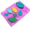 Bk1121 Molde de Silicona de Hoja Molde Decorativo de Yeso