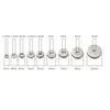 Contas Espaçadoras de Metal de Aço Inoxidável de 3-10mm para Pulseira de Miçangas DIY Feita à Mão Chaveiro Material de Joias Acessórios