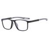 Lentes de lectura unisex anti-luz azul para personas de mediana edad y mayores, de alta definición, moda 2024, lentes de caja, montura deportiva, montura óptica
