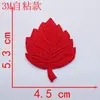 Pegatinas de Tela con Flores Bordadas Rojas Autoadhesivas Sin Costura Parche de Planchar de Color Sólido con Letras para Reparar Agujeros en la Ropa