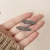 Exquisito y Compacto Pasador de Flequillo con Pedrería, Estilo Coreano Sencillo, Elegante Pinza Pequeña Lateral, Pinza de Pato Nueva Moda Tendencia