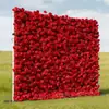 Parede de Flores Artificiais Decoração de Fundo para Casamento Transfronteiriço Pendente de Parede Floral Cascata Tecido 3D Fundo de Casamento