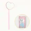 Espejo de Inspección con Forma de Corazón para Extensiones de Pestañas, Lente Rectangular, Antirrizado, Superficie de Espejo Antivaho, Espejo para Pestañas, Espejo Oral Redondo