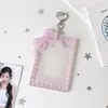 Hisocute Colección de Porta Tarjetas Acrílico Alas de Ángel Protector de Tarjetas de Idol Colgante para Tarjeta de Fan Venta al por Mayor