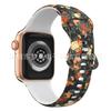 Para Apple Iwatch Pulseira de Silicone AppleSeries910ultra2 Fivela Borboleta Pulseira Estampada