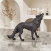 Adornos de Lobo Geométricos Simples Modernos Estilo Lujo Ligero Decoraciones para el Hogar de Alta Gama Sala de Estar Mueble de TV Artesanías de Resina