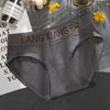 Cintura elástica alta cabeça estilo esportivo carta cintura feminina roupa interior simples cintura média cuecas fabricante em estoque de vendas
