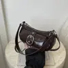 Bolso de Mano Casual Retro para el Trabajo Diseño de Nicho Bolso Cruzado de Media Luna Estilo Nuevo 2026 Bolso de Hombro Casual