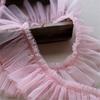 Falda de princesa Lolita con encaje de malla plisada encriptada de 10 cm de ancho, accesorios de ropa para muñecas, fabricantes de bricolaje