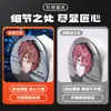 Insignias de hojalata hechas a medida con acabado reflectante de doble destello, autoimpresas para pedidos grupales, mercancía 2D de anime personalizada