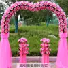 Arco de Flores para Casamento Arco de Flores de Seda Novo Modelo para Evento de Celebração de Inauguração de Loja Decoração de Arco de Casamento Arranjo de Flores Suporte de Flores