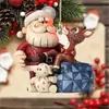 Pingente de Natal Cervo Sika Transfronteiriço Alce Fofo Rena Decoração de Feliz Natal para Casa Decoração de Árvore de Natal