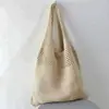 Bolsa de Palha Tecida para Mulheres, Bolsa de Palha de Grande Capacidade, Bolsa de Mão Casual da Moda, Bolsa de Ombro para Férias de Primavera e Verão na Praia