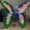 Iluminación Dinámica Alas de Mariposa Acrílico Material Láser Flor Brillante Mariposa Decoración de Plaza Comercial Props